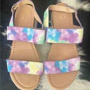 Colorful Tie-Dye Sandals